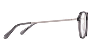 Dark Grey Geometric Full Rim Unisex Eyeglasses by Vincent Chase-225128