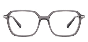 Dark Grey Geometric Full Rim Unisex Eyeglasses by Vincent Chase-225129