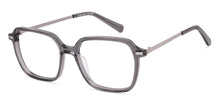Load image into Gallery viewer, Dark Grey Geometric Full Rim Unisex Eyeglasses by Vincent Chase-225129