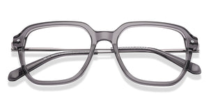 Dark Grey Square Full Rim Unisex Eyeglasses by Vincent Chase-225125
