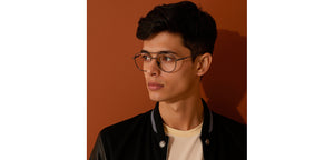 Gunmetal Aviator Full Rim Unisex Eyeglasses by Lenskart-232714