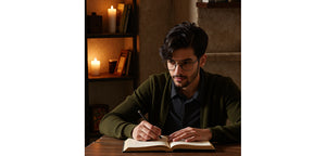 Gunmetal Square Full Rim Unisex Eyeglasses by Lenskart-232715