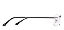 Load image into Gallery viewer, Dark Gunmetal Rectangle Rimless Unisex Eyeglasses by Vincent Chase-222723