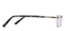 Load image into Gallery viewer, Dark Gunmetal Rectangle Rimless Unisex Eyeglasses by Vincent Chase-231504