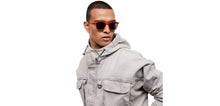 Load image into Gallery viewer, Flame Wayfarer Full Rim Unisex Sunglasses by Lenskart Hustlr-219263