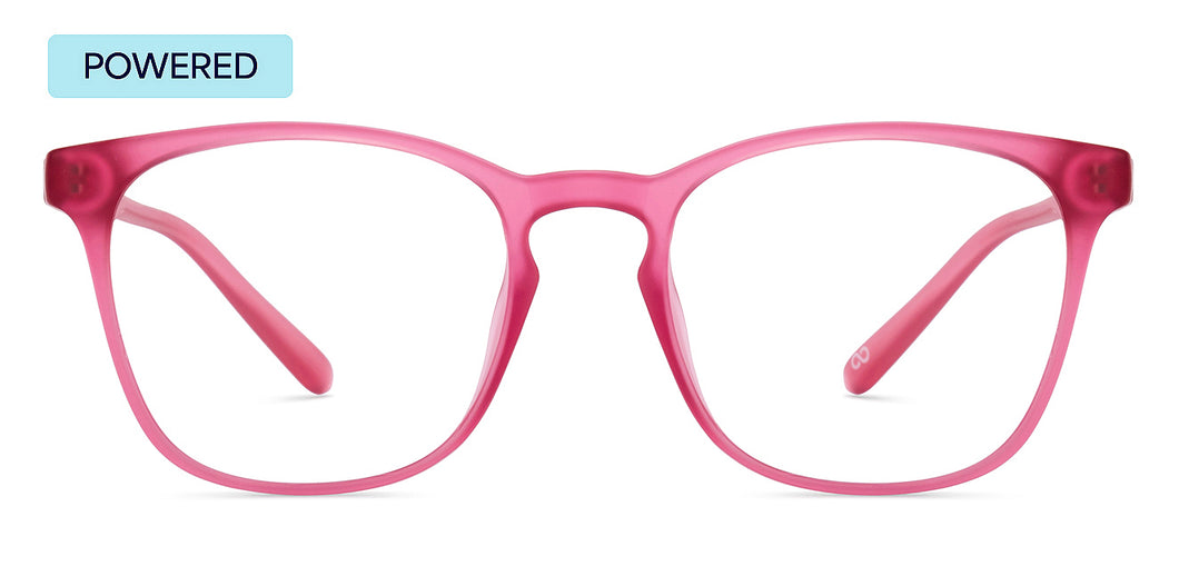 Pink Wayfarer Full Rim Unisex Eyeglasses by Hooper-216772