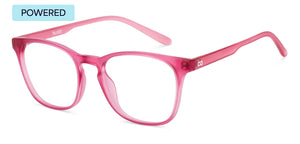 Pink Wayfarer Full Rim Unisex Eyeglasses by Hooper-216772