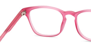 Pink Wayfarer Full Rim Unisex Eyeglasses by Hooper-216772