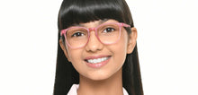 Load image into Gallery viewer, Pink Wayfarer Full Rim Unisex Eyeglasses by Hooper-216772