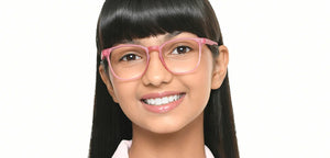 Pink Wayfarer Full Rim Unisex Eyeglasses by Hooper-216772