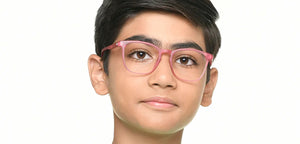 Pink Wayfarer Full Rim Unisex Eyeglasses by Hooper-216772