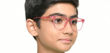 Load image into Gallery viewer, Pink Wayfarer Full Rim Unisex Eyeglasses by Hooper-216772