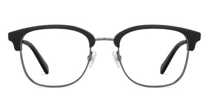 Black Rectangle Full Rim Men Eyeglasses by Fossil-202105