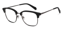 Load image into Gallery viewer, Black Rectangle Full Rim Men Eyeglasses by Fossil-202105
