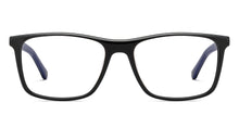 Load image into Gallery viewer, Black Rectangle Full Rim Unisex Eyeglasses by Fossil-205583