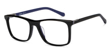 Load image into Gallery viewer, Black Rectangle Full Rim Unisex Eyeglasses by Fossil-205583