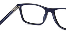 Load image into Gallery viewer, Black Rectangle Full Rim Unisex Eyeglasses by Fossil-205583