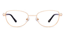 Load image into Gallery viewer, Gold Cat Eye Full Rim Women Eyeglasses by John Jacobs-225395