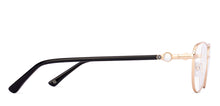 Load image into Gallery viewer, Gold Cat Eye Full Rim Women Eyeglasses by John Jacobs-225395