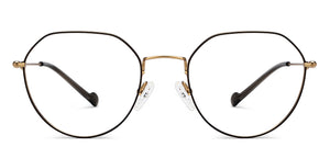 Black Geometric Full Rim Unisex Eyeglasses by Vincent Chase-208192