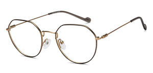 Black Geometric Full Rim Unisex Eyeglasses by Vincent Chase-208192