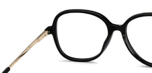 Load image into Gallery viewer, Black Geometric Full Rim Unisex Eyeglasses by Le Petit Lunetier-216902