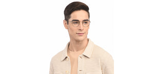 Black Geometric Full Rim Unisex Eyeglasses by Vincent Chase-208192
