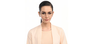 Black Geometric Full Rim Unisex Eyeglasses by Vincent Chase-208192