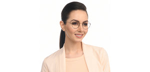 Black Geometric Full Rim Unisex Eyeglasses by Vincent Chase-208192