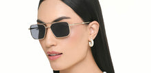 Load image into Gallery viewer, Gold Rectangle/ Square Full Rim Unisex Sunglasses by Vincent Chase Polarized-221883