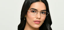 Load image into Gallery viewer, Black Rectangle Full Rim Unisex Eyeglasses by Vincent Chase-222628