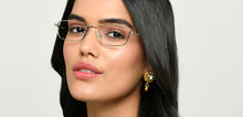 Load image into Gallery viewer, Black Rectangle Full Rim Unisex Eyeglasses by Vincent Chase-222628
