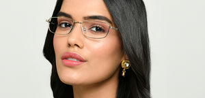 Black Rectangle Full Rim Unisex Eyeglasses by Vincent Chase-222628