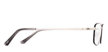 Load image into Gallery viewer, Black Rectangle Full Rim Unisex Eyeglasses by Vincent Chase-222628
