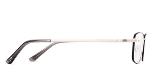 Black Rectangle Full Rim Unisex Eyeglasses by Vincent Chase-222628