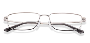 Black Rectangle Full Rim Unisex Eyeglasses by Vincent Chase-222628