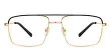 Load image into Gallery viewer, Gold Rectangle Full Rim Unisex Eyeglasses by Vincent Chase Online-206271