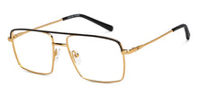 Load image into Gallery viewer, Gold Rectangle Full Rim Unisex Eyeglasses by Vincent Chase Online-206271