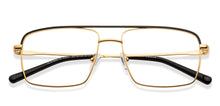 Load image into Gallery viewer, Gold Rectangle Full Rim Unisex Eyeglasses by Vincent Chase Online-206271