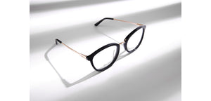 Black Round Full Rim Unisex Eyeglasses by Le Petit Lunetier-216924