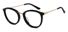Load image into Gallery viewer, Black Round Full Rim Unisex Eyeglasses by Le Petit Lunetier-216924
