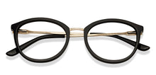 Load image into Gallery viewer, Black Round Full Rim Unisex Eyeglasses by Le Petit Lunetier-216924