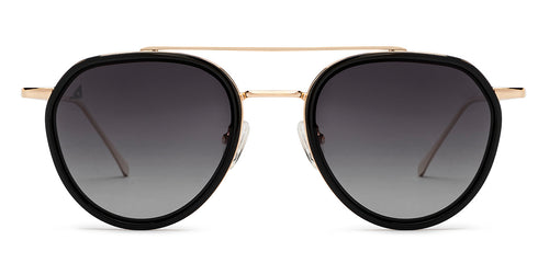 Black Aviator Full Rim Unisex Sunglasses by Vincent Chase Online-209321