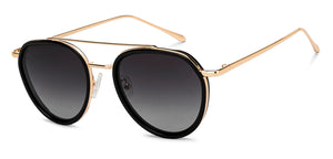 Black Aviator Full Rim Unisex Sunglasses by Vincent Chase Online-209321