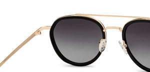 Black Aviator Full Rim Unisex Sunglasses by Vincent Chase Online-209321