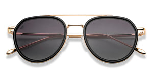 Black Aviator Full Rim Unisex Sunglasses by Vincent Chase Online-209321