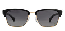 Load image into Gallery viewer, Black Clubmaster Full Rim Unisex Sunglasses by John Jacobs-216889