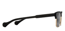Load image into Gallery viewer, Black Clubmaster Full Rim Unisex Sunglasses by John Jacobs-216889