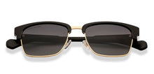 Load image into Gallery viewer, Black Clubmaster Full Rim Unisex Sunglasses by John Jacobs-216889