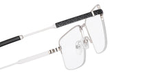 Load image into Gallery viewer, Black Silver Rectangle Half Rim Unisex Eyeglasses by Lenskart STUDIO-224351